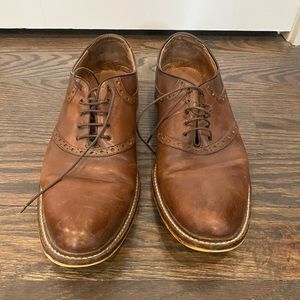 Aston Grey Men’s Brown Leather Shoes